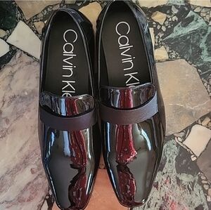 Calvin Klein Men's Bernard Patent Slip-on Loafer - size 13